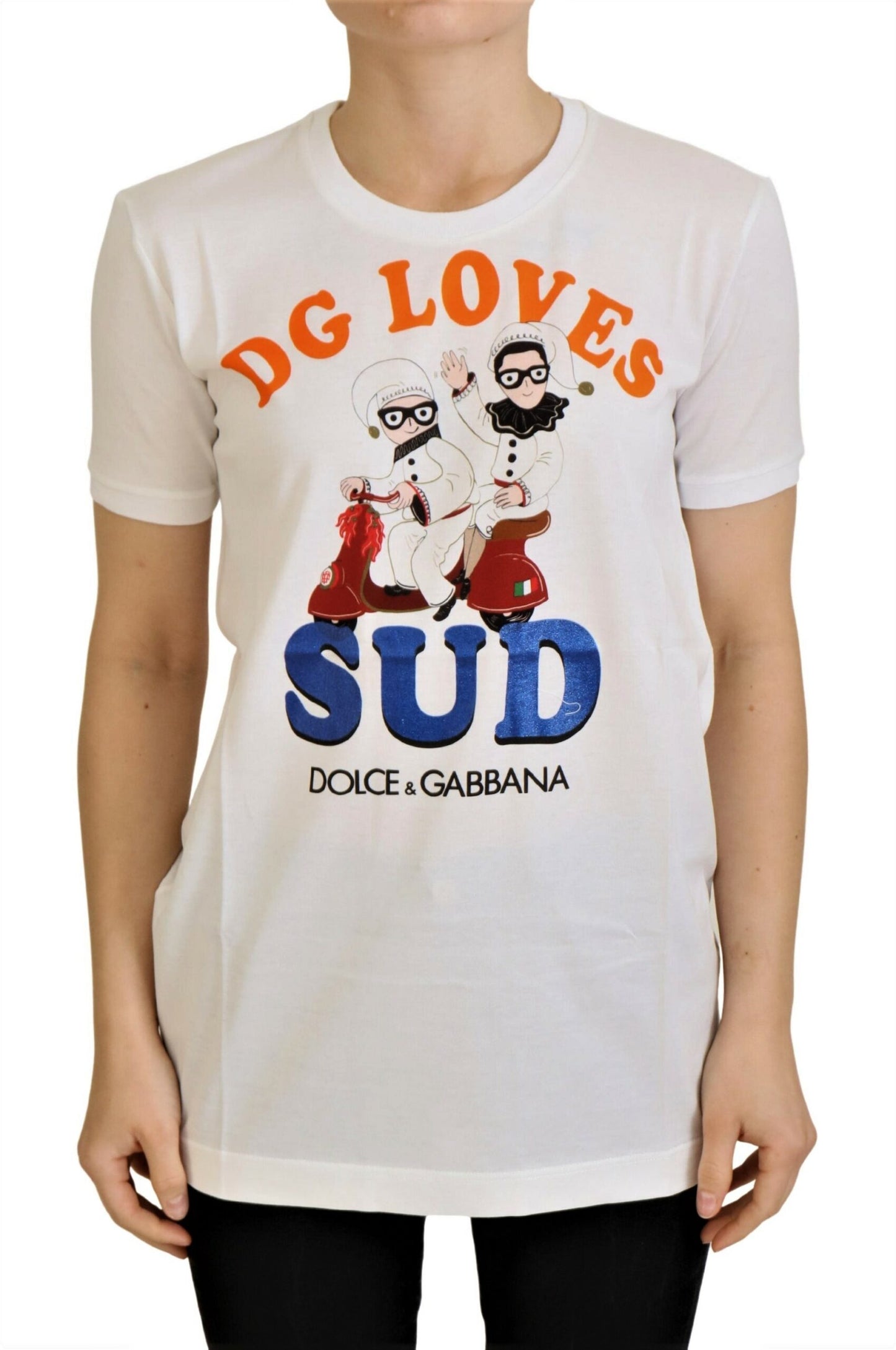 White Cotton DG Loves SUD T-shirt