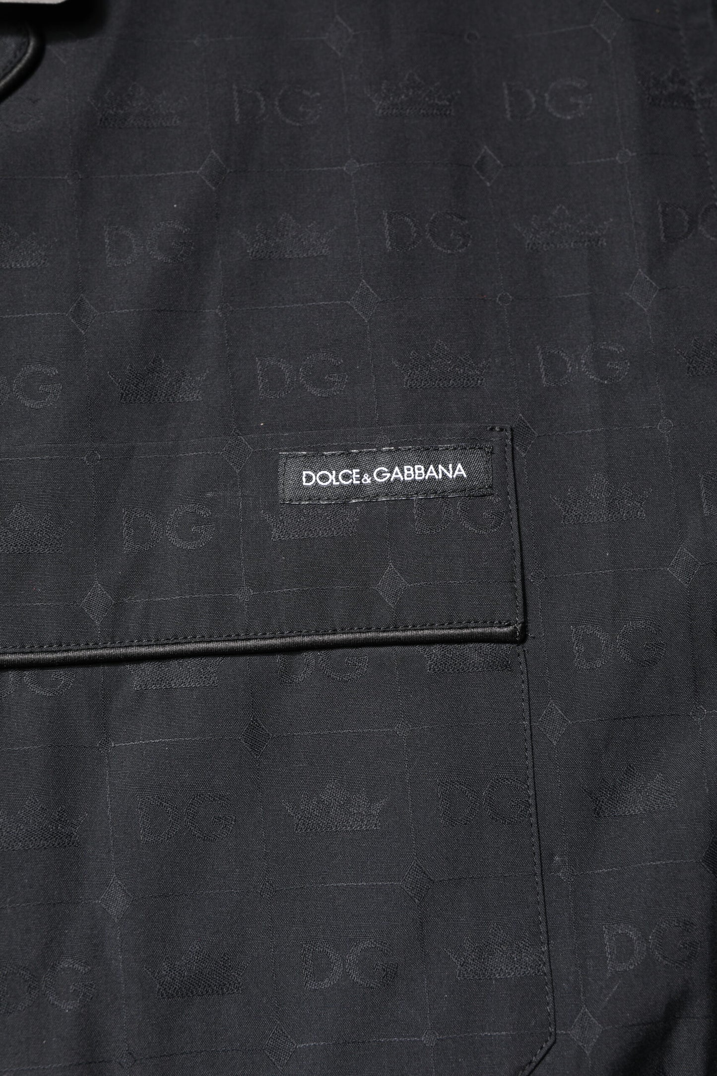 Black Cotton Men Pajama Set Sleepwear