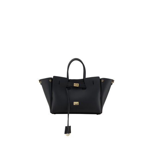 Black Calf Leather Bos Taurus Shoulder Bag