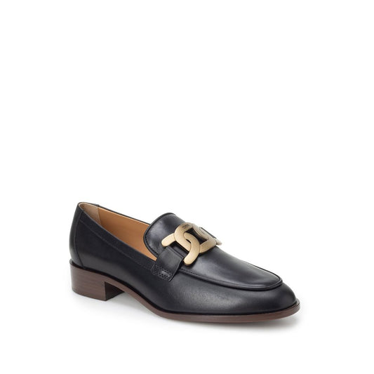Black Calfskin Slip-On Loafers