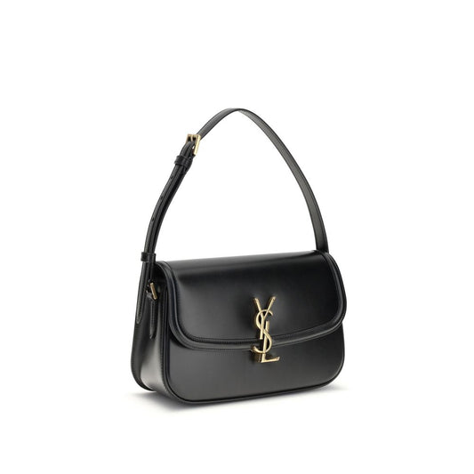 Black Calf Leather Bos Taurus Shoulder Bag