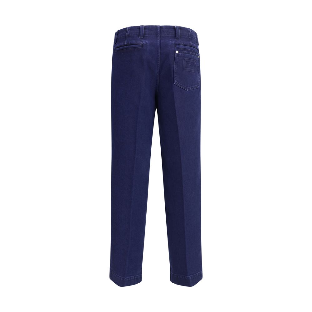 Blue Cotton Jeans Denim