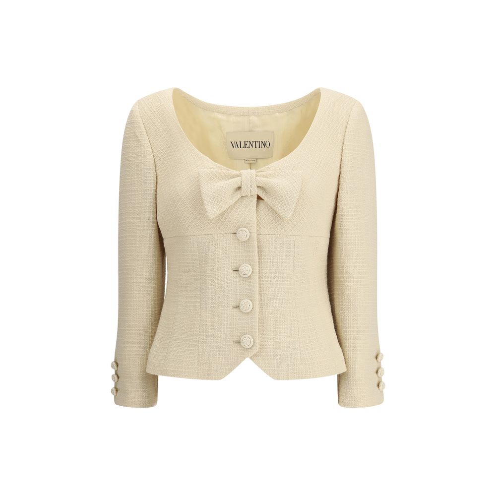 Cream Fleece Wool Coat