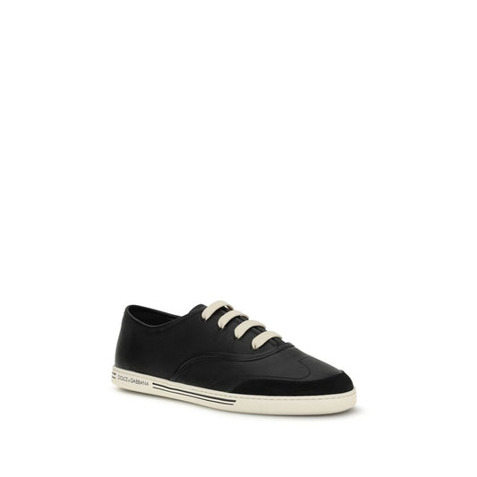 Black Calf Leather Bos Taurus Low Top Sneakers