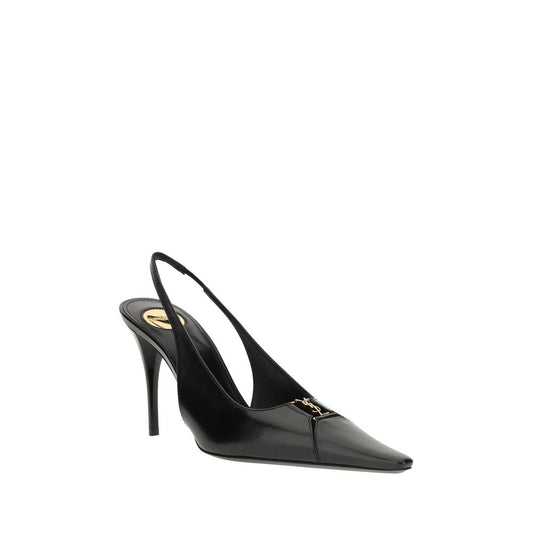 Black Calf Leather Bos Taurus High Heel Pumps