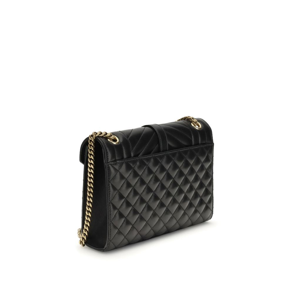 Black Calf Leather Bos Taurus Shoulder Bag