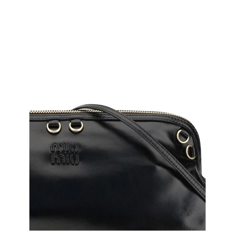 Black Calf Leather Bos Taurus Shoulder Bag
