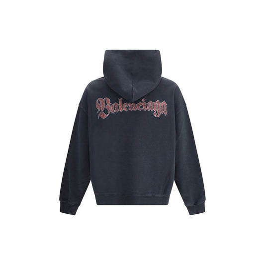 Black Cotton Sweatshirt