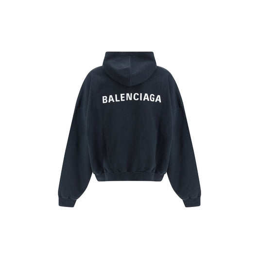 Black Cotton Sweatshirt