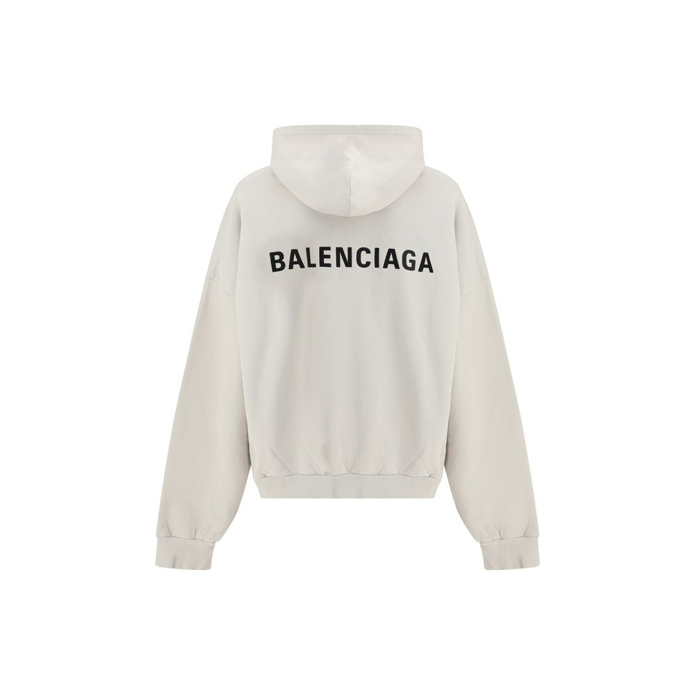 White Cotton Sweatshirt
