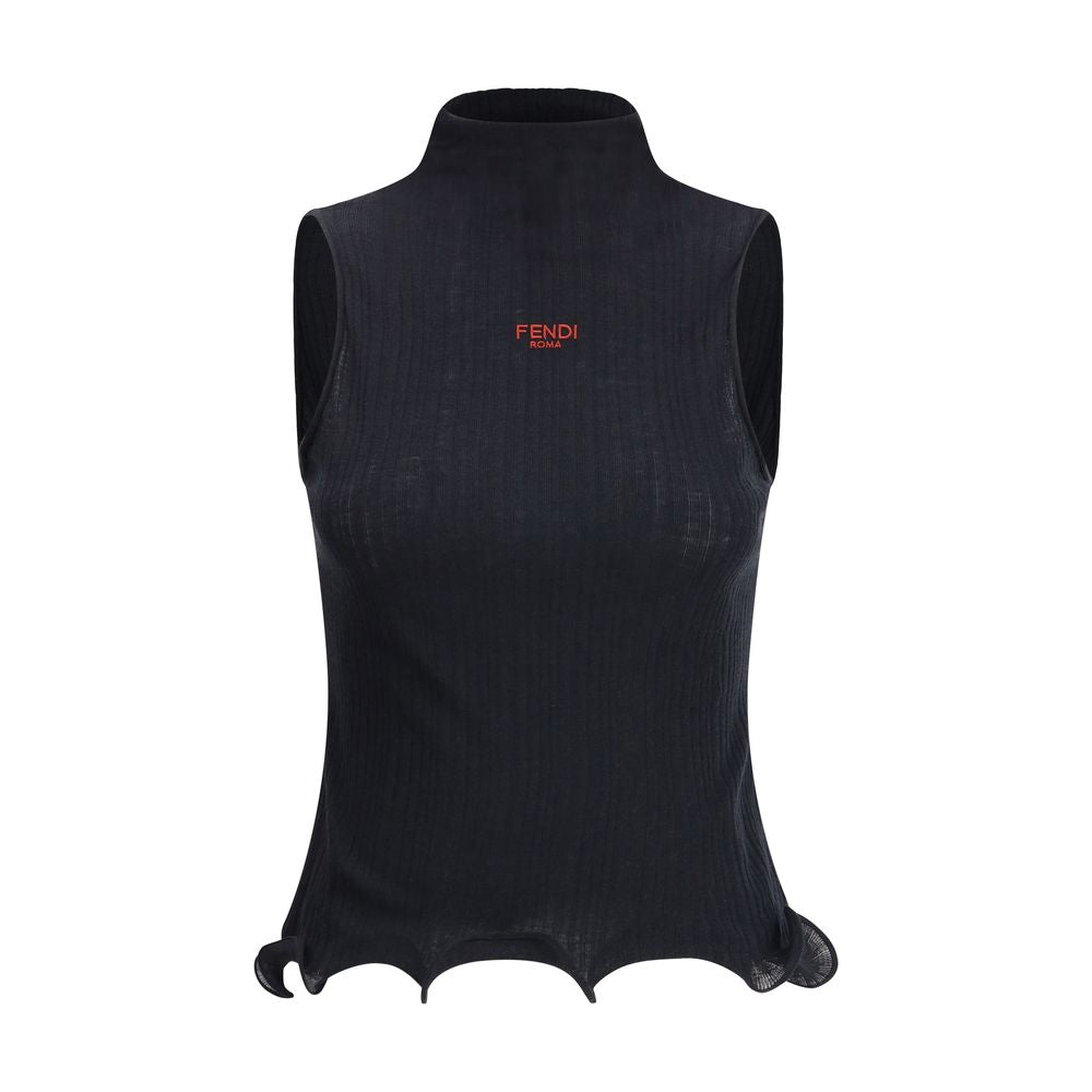 Black Wool Top