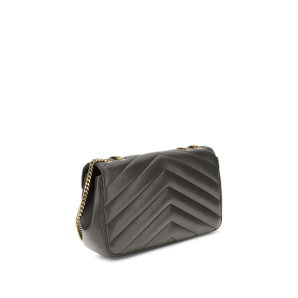 Gray Calf Leather Bos Taurus Shoulder Bag