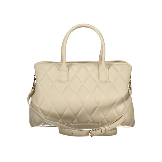 Beige Polyethylene Handbag