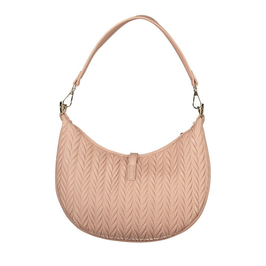 Pink Polyethylene Handbag