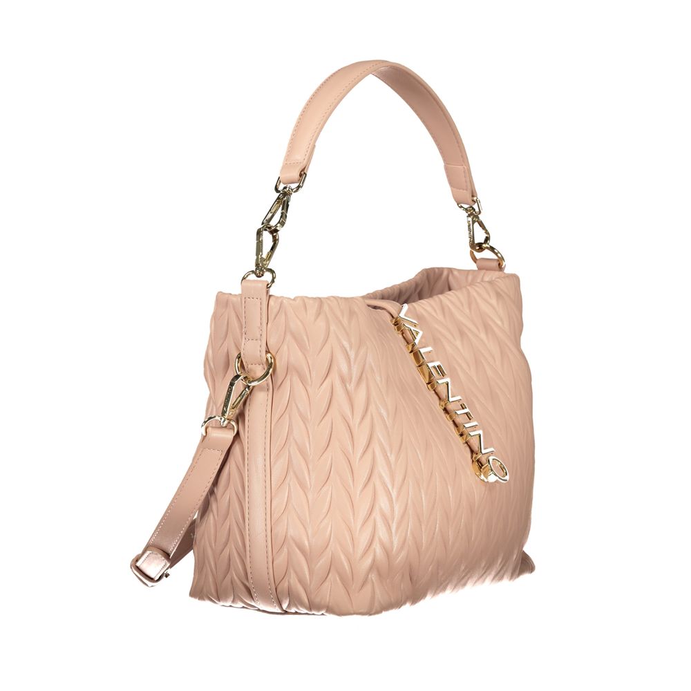 Pink Polyethylene Handbag