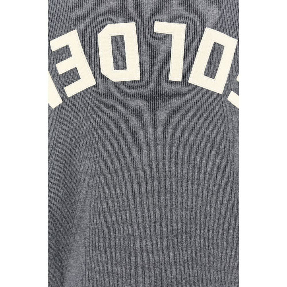 Gray Cotton Cardigan