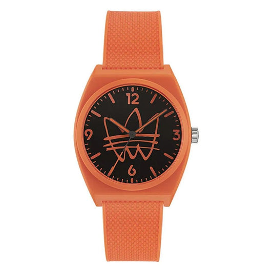 Orange Synthetic Sport Watch