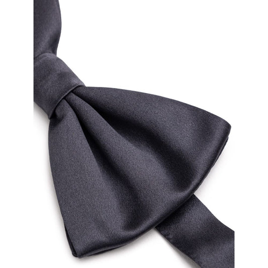 Gray Silk Bowtie