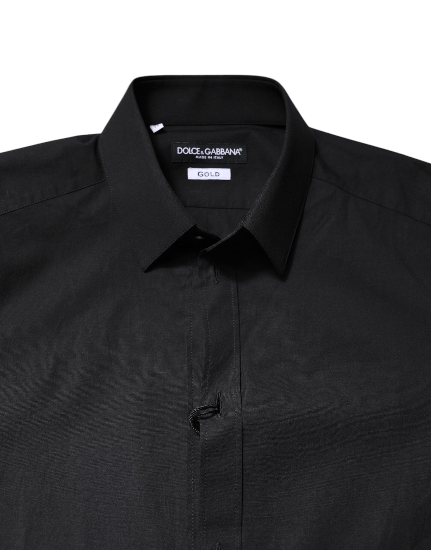 Black GOLD Cotton Dress Formal Shirt