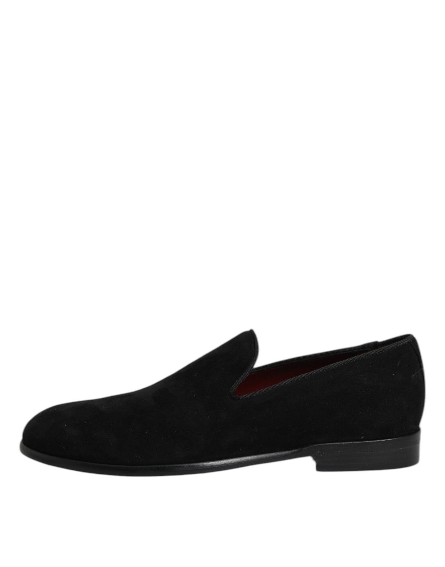 Black Suede Slip On Loafers Formal Shoes