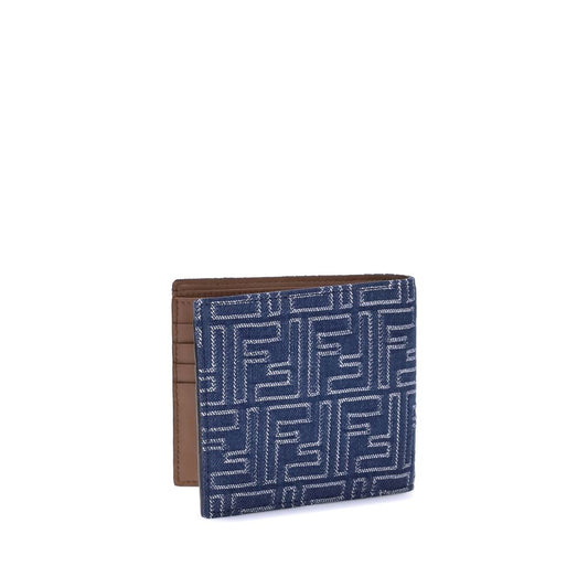 Blue Fabric Wallet