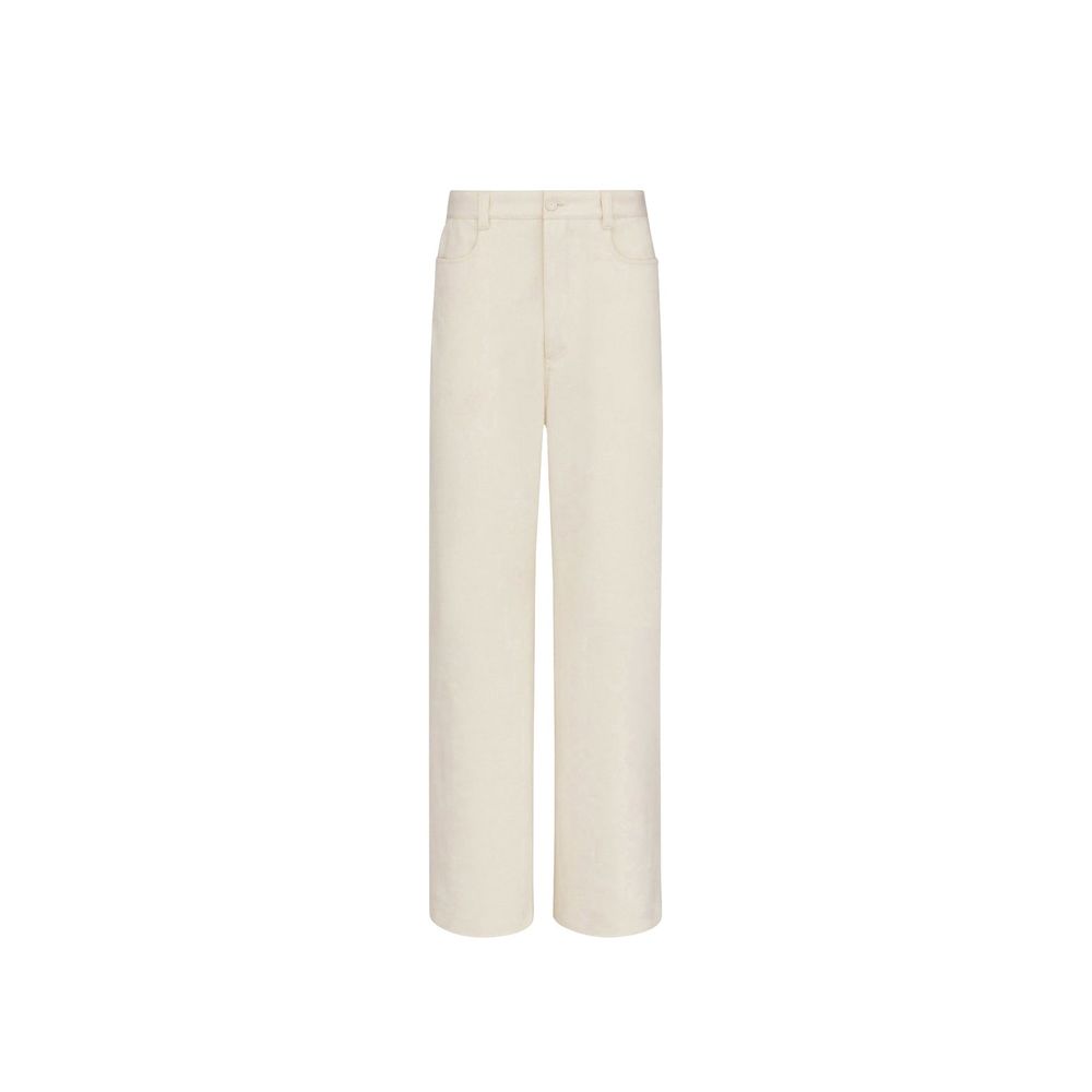 White Cashmere Chino Pants
