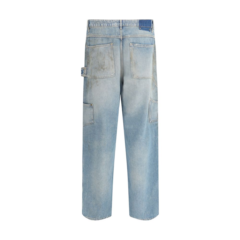Light Blue Cotton Jeans Denim