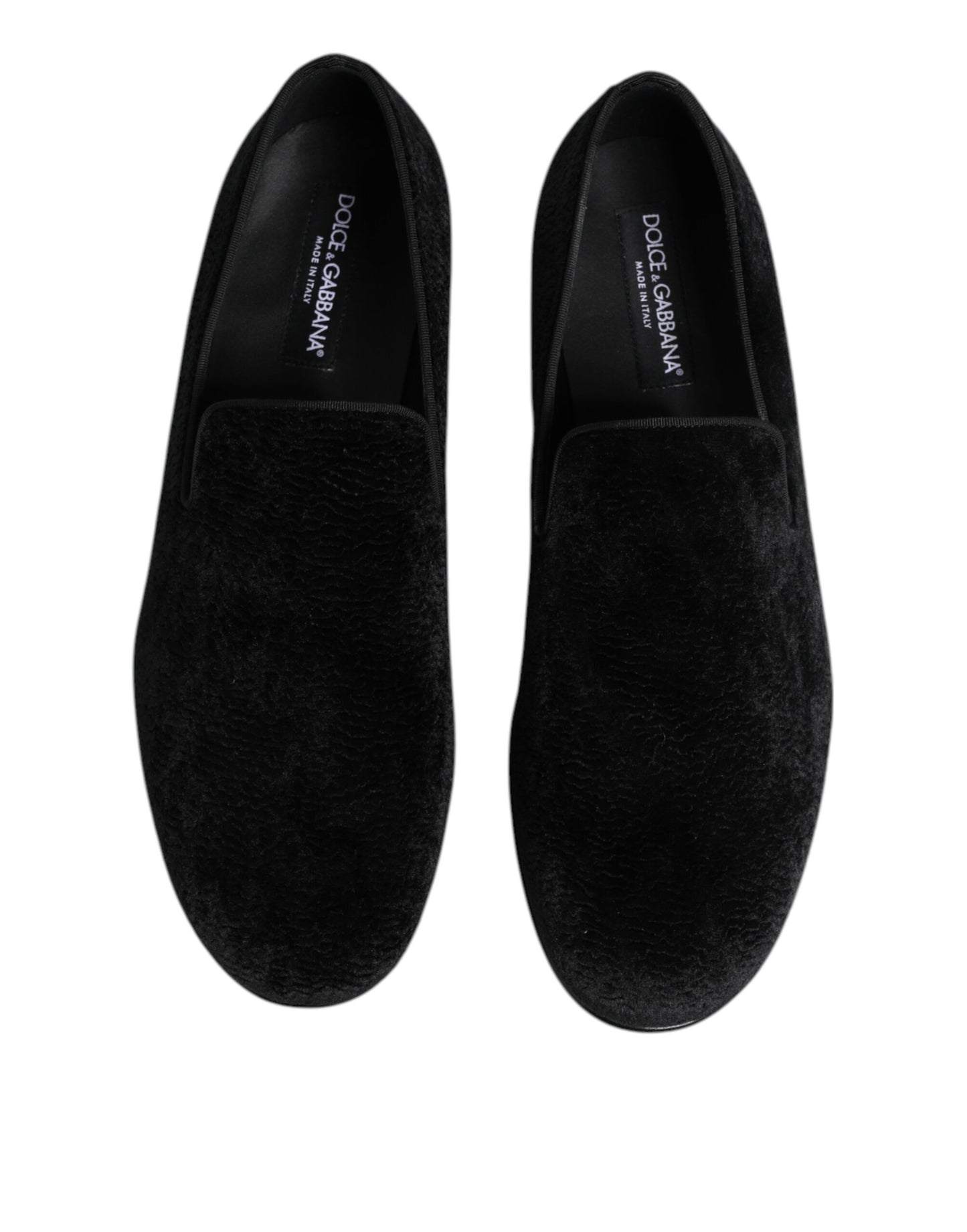 Black Jacquard Loafers Formal Men Dress Shoes