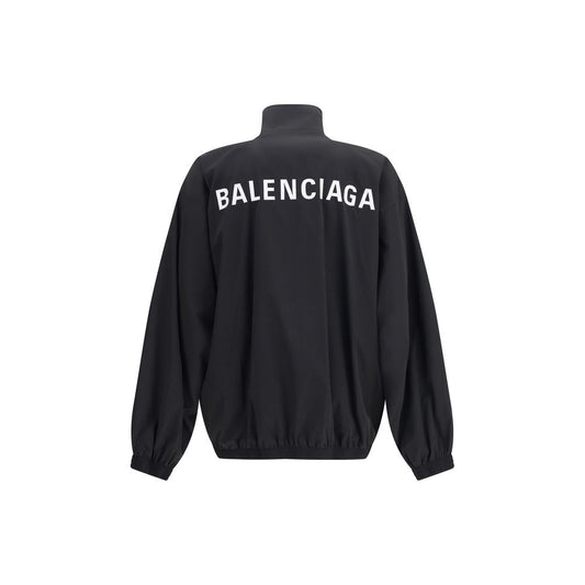Black Polyester Shell Jacket