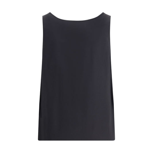 Black Silk Top