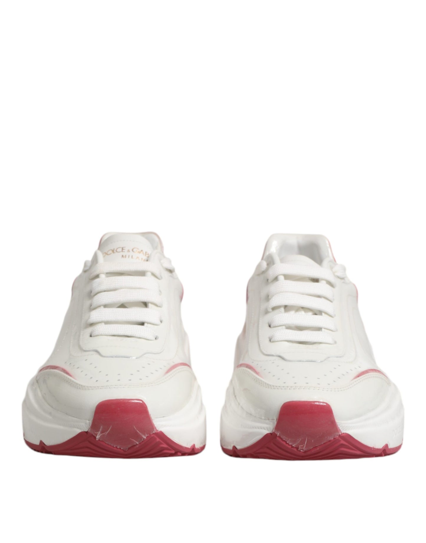 White Pink Daymaster Low Top Sneakers Shoes