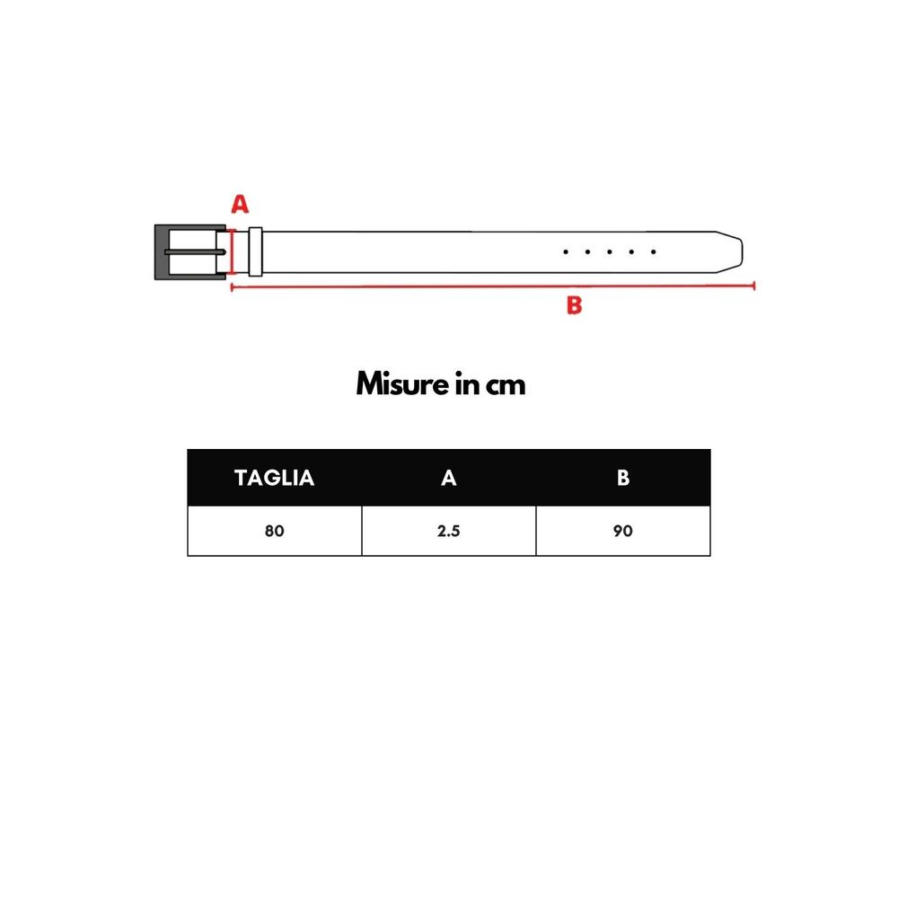 Gold Leather Regular Belt