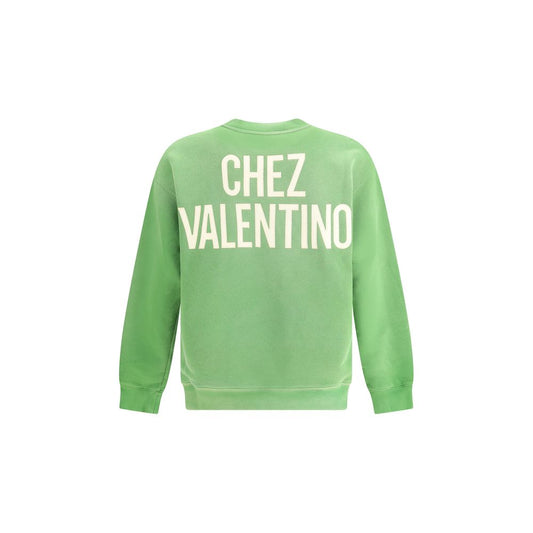 Green Cotton Sweatshirt