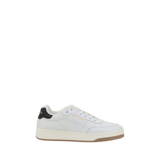 White Calf Leather Bos Taurus Low Top Sneakers