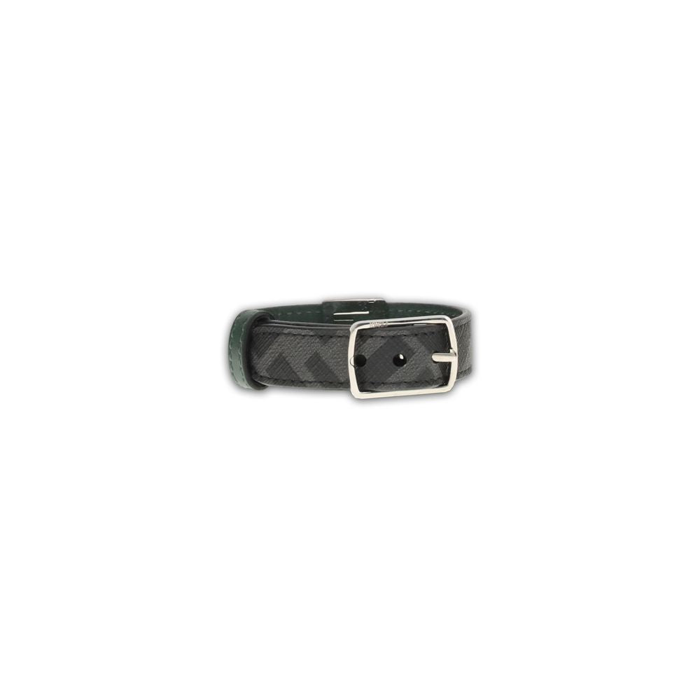 Black Calf Leather Bos Taurus Bracelet