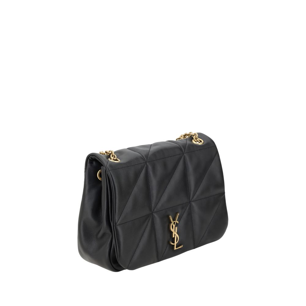 Black Calf Leather Bos Taurus Shoulder Bag