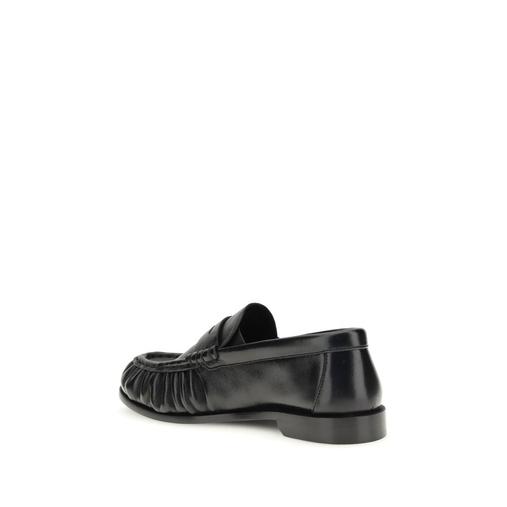 Black Lamb Ovis Aries Aries Slip-On Loafers