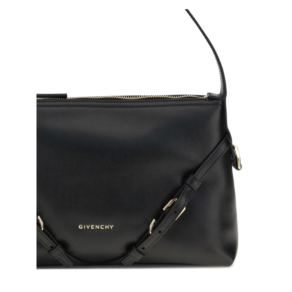 Black Calf Leather Bos Taurus Shoulder Bag