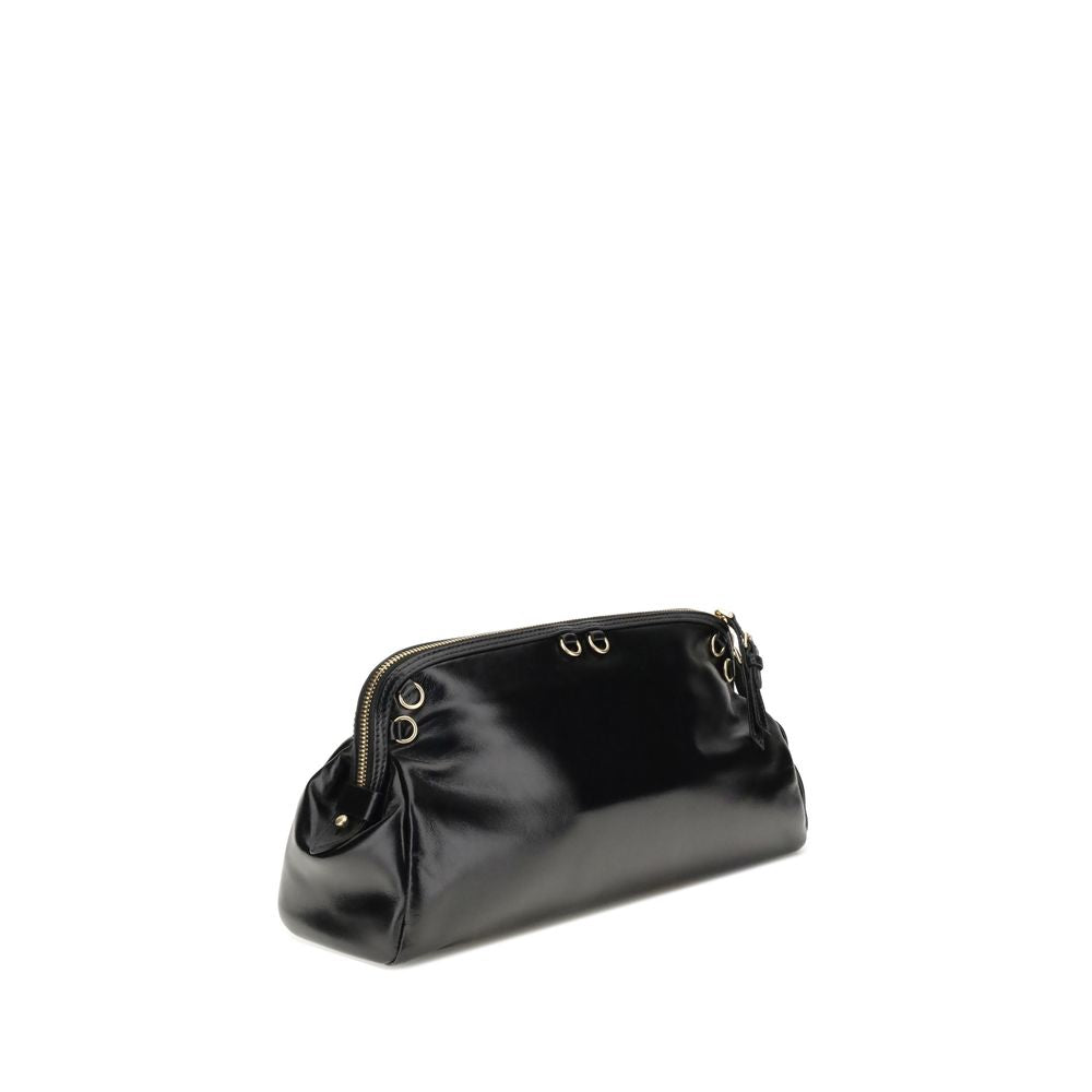 Black Calf Leather Bos Taurus Shoulder Bag