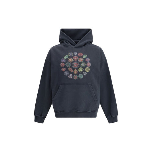 Black Cotton Sweatshirt