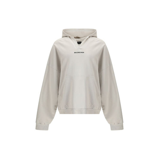 White Cotton Sweatshirt