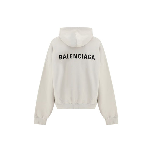 White Cotton Sweatshirt
