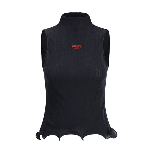 Black Wool Top