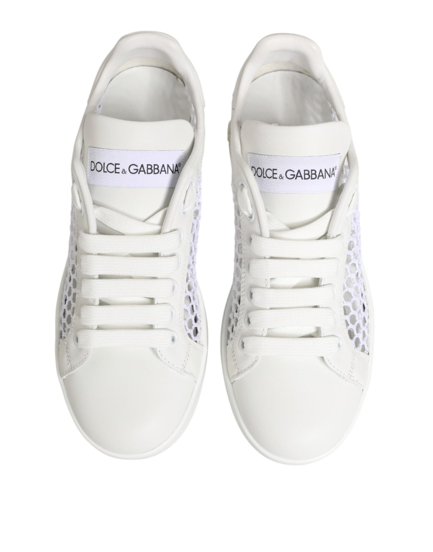 White Mesh Inserts Low Top Sneakers Shoes