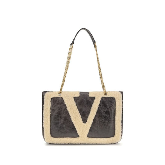 Black Leather Shoulder Bag