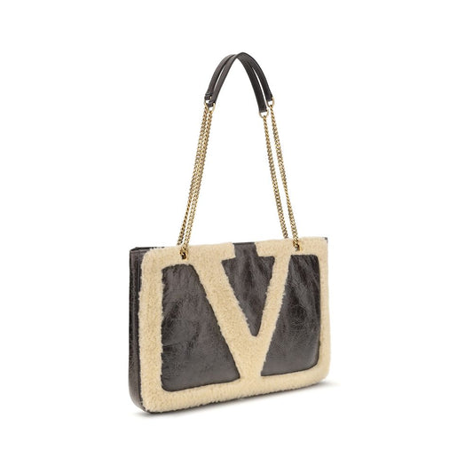 Black Leather Shoulder Bag