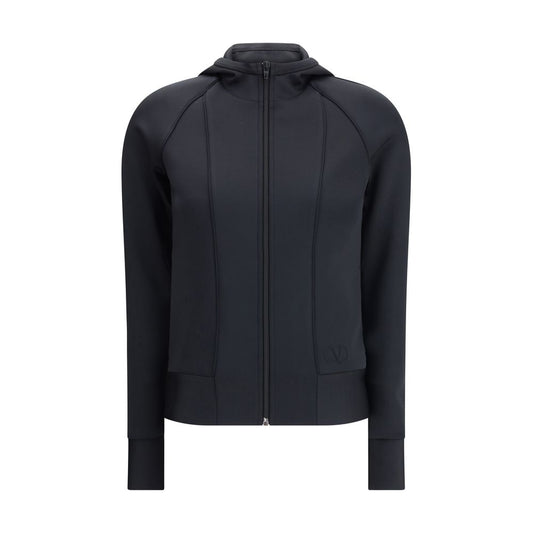 Black Polyester Sweatshirt