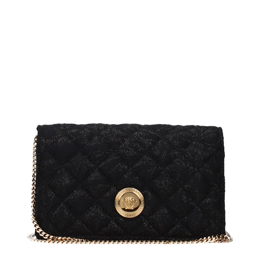 Black Fabric Clutch Bag