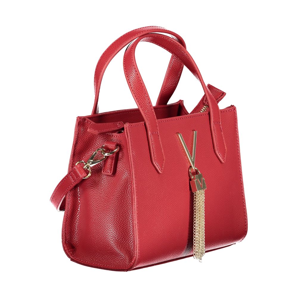 Red Polyethylene Women Handbag