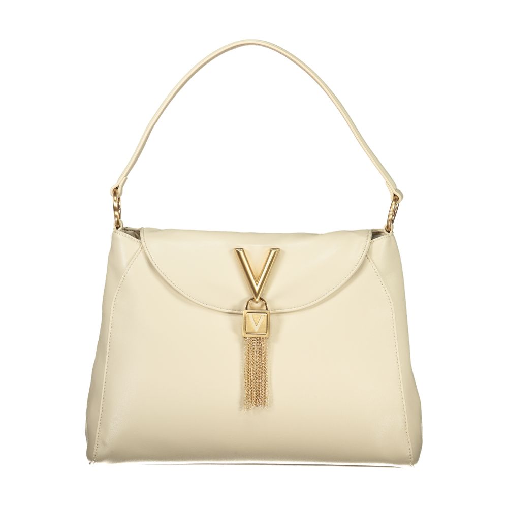 Beige Polyethylene Handbag